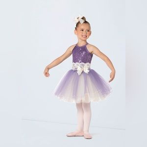 Purple dance costume